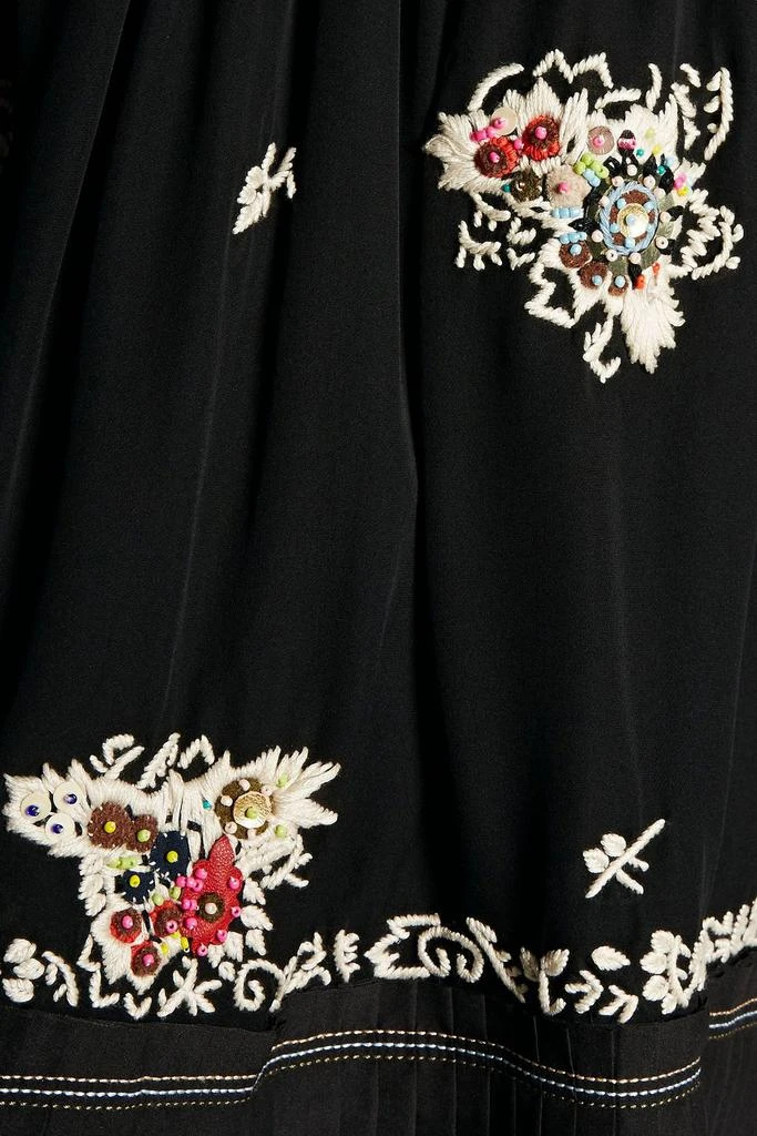 Derek Lam Embellished silk-chiffon top 4
