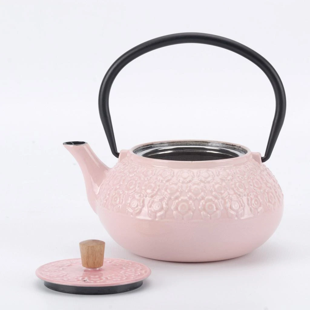 Minimal Minimal Enameled Cast Iron Teapot - Sakura 3