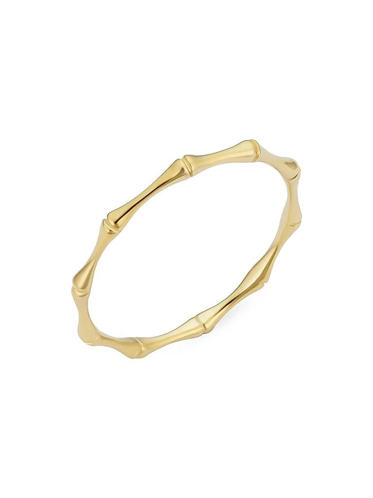 Oradina 14K Yellow Solid Gold Amalfi Petite Ring 1