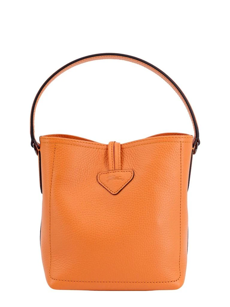 Longchamp Leather bucket bag with Metal Bamboo closure 2