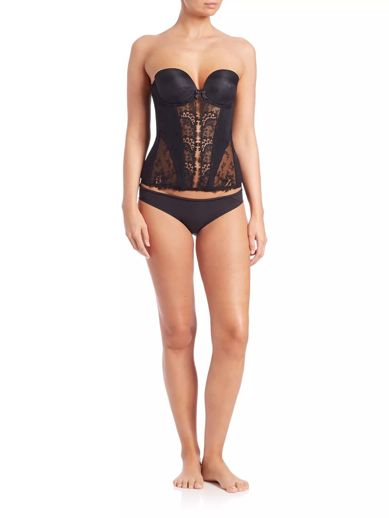 Simone Pérèle Floral Lace Bustier