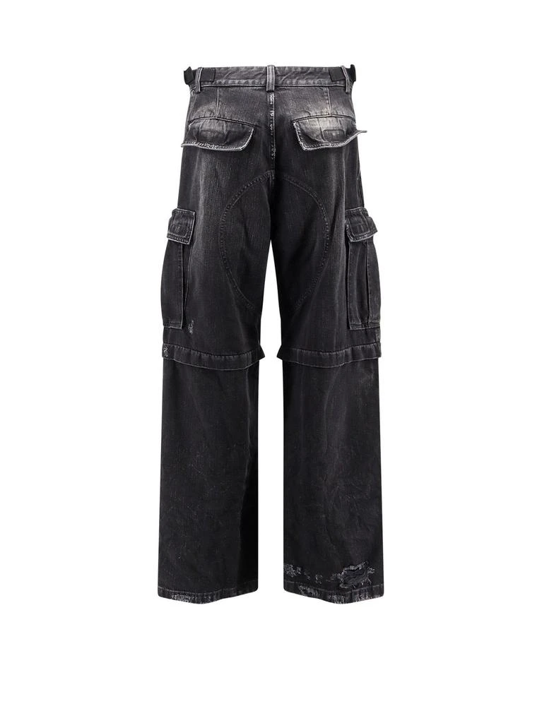 Balenciaga Balenciaga Logo Embroidered Large-Fit Cargo Jeans 2