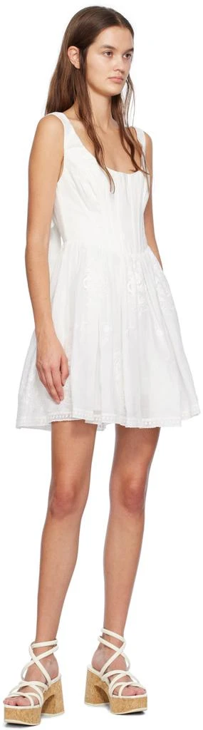 Zimmermann White Alight Minidress 4