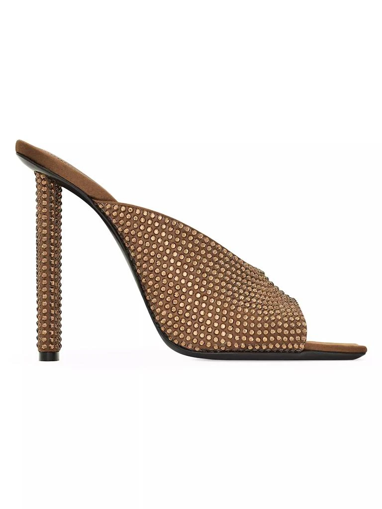 Yves Saint Laurent Sept Mules in Satin Crepe and Rhinestones 1