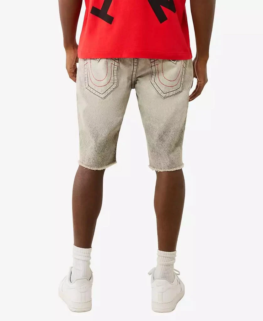 True Religion Men's Ricky Single Needle Flap Fray Hem Shorts 3