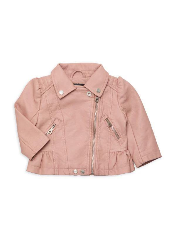 Urban Republic Baby Girl's Faux Leather Moto Jacket 1