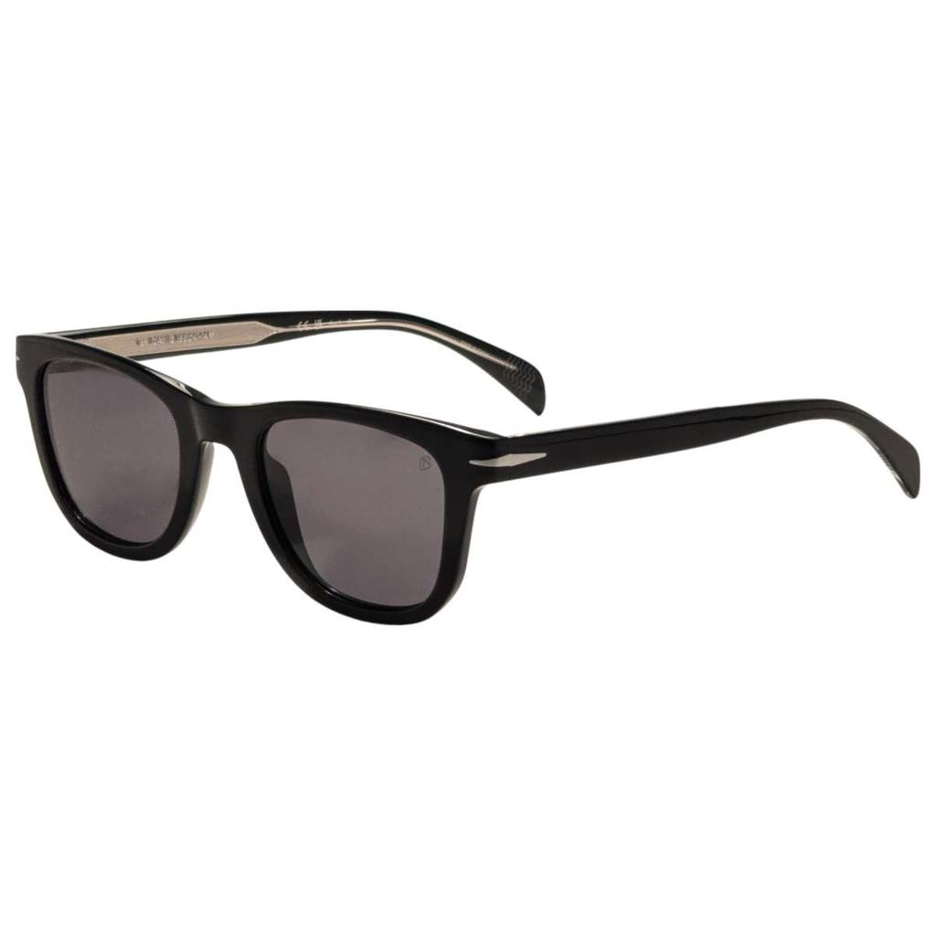 David Beckham David Beckham Men's Black Square Polarized Sunglasses