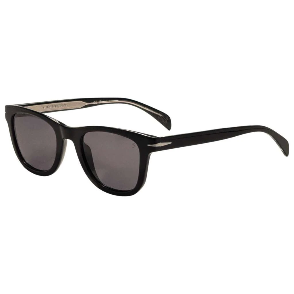 David Beckham David Beckham Men's Black Square Polarized Sunglasses 1
