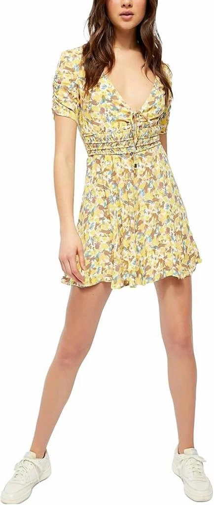 Free People Free People - Forget Me Not Floral Mini Dress 3