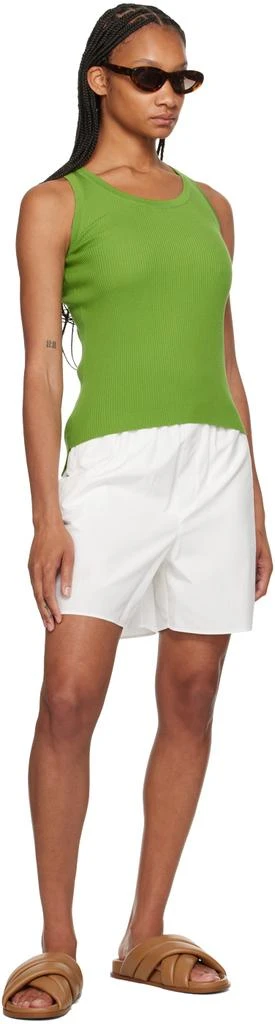 AURALEE Green High Gauge Tank Top 4