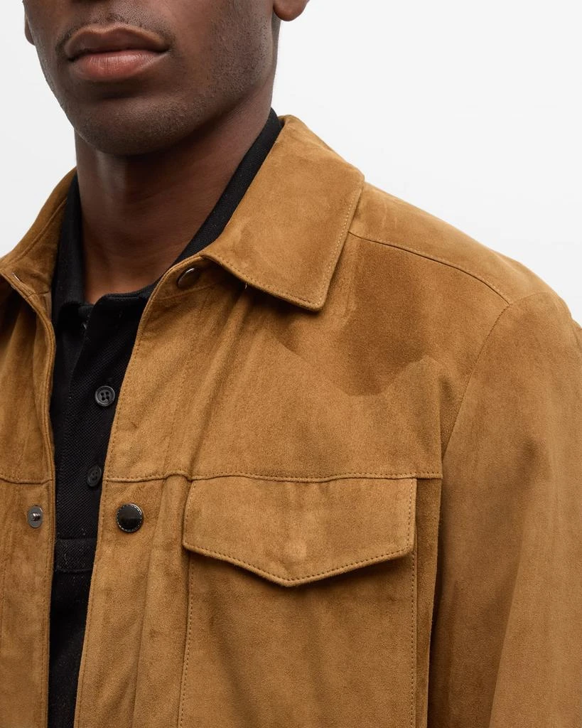Canali Men's Suede Overshirt 6