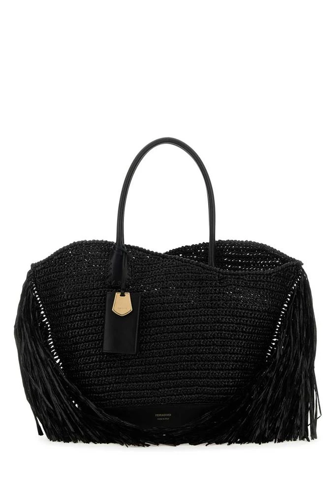 Salvatore Ferragamo Ferragamo Fringed Tote Bag 1
