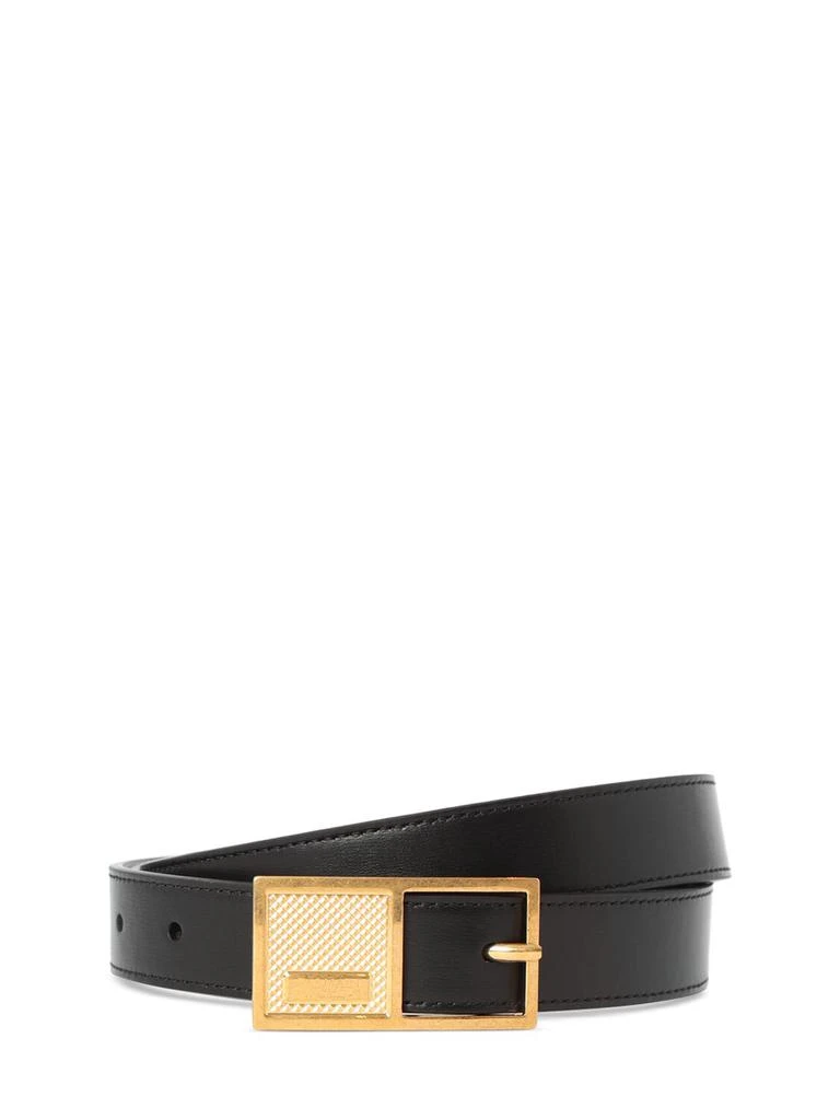 Balmain 25mm Signature Leather Belt 1