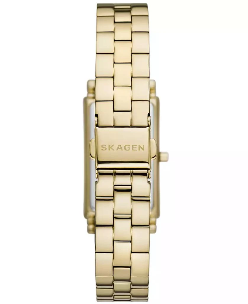 Skagen Women's Hagen Quartz Three Hand Gold-Tone Stainless Steel Watch, 22mm 3