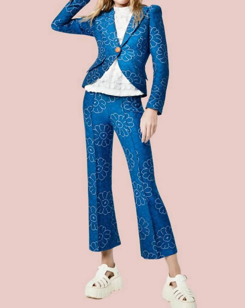 Smythe Smythe - Cropped Pintuck Pant 1