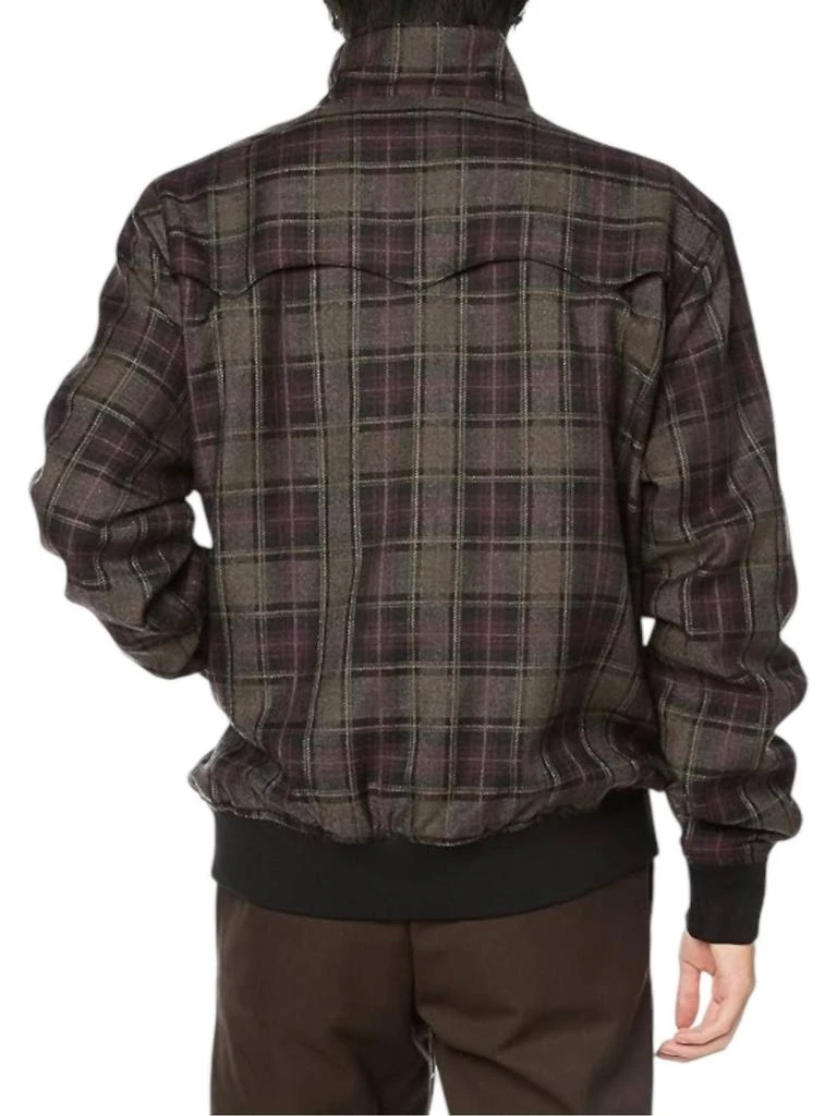 Fred Perry Harrington Jacket In Violet/black 3