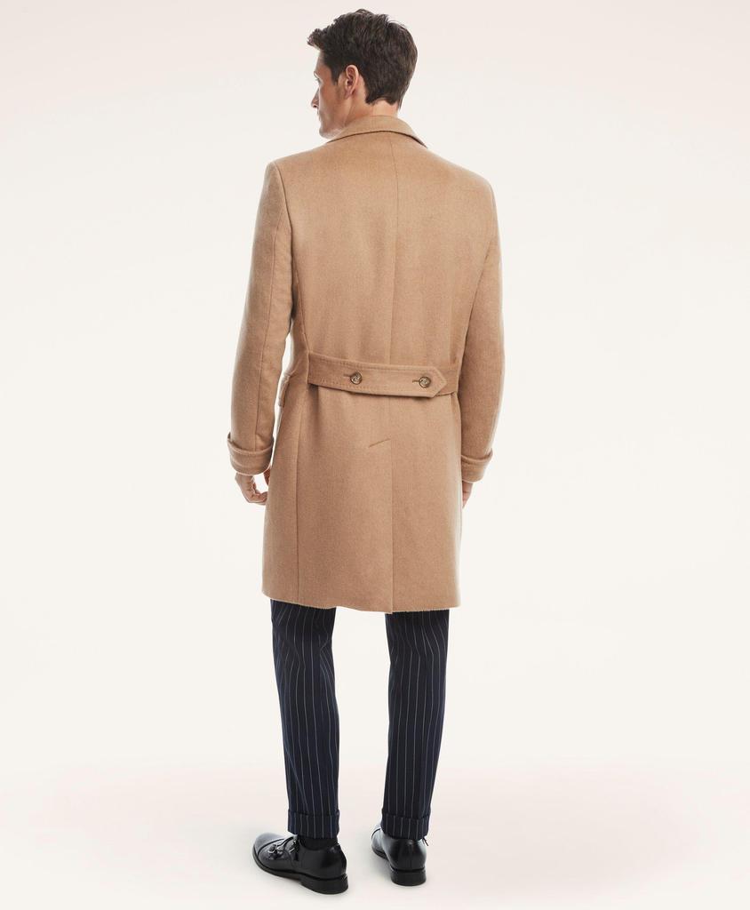 Brooks Brothers Camel Hair Peak Lapel Coat