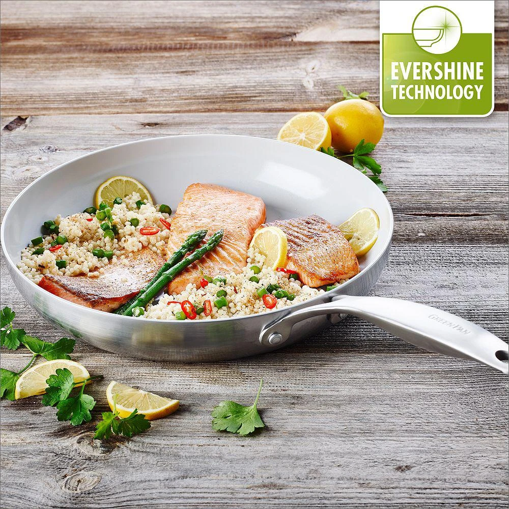 Greenpan Venice Pro 10" and 12" Fry Pan Set 3