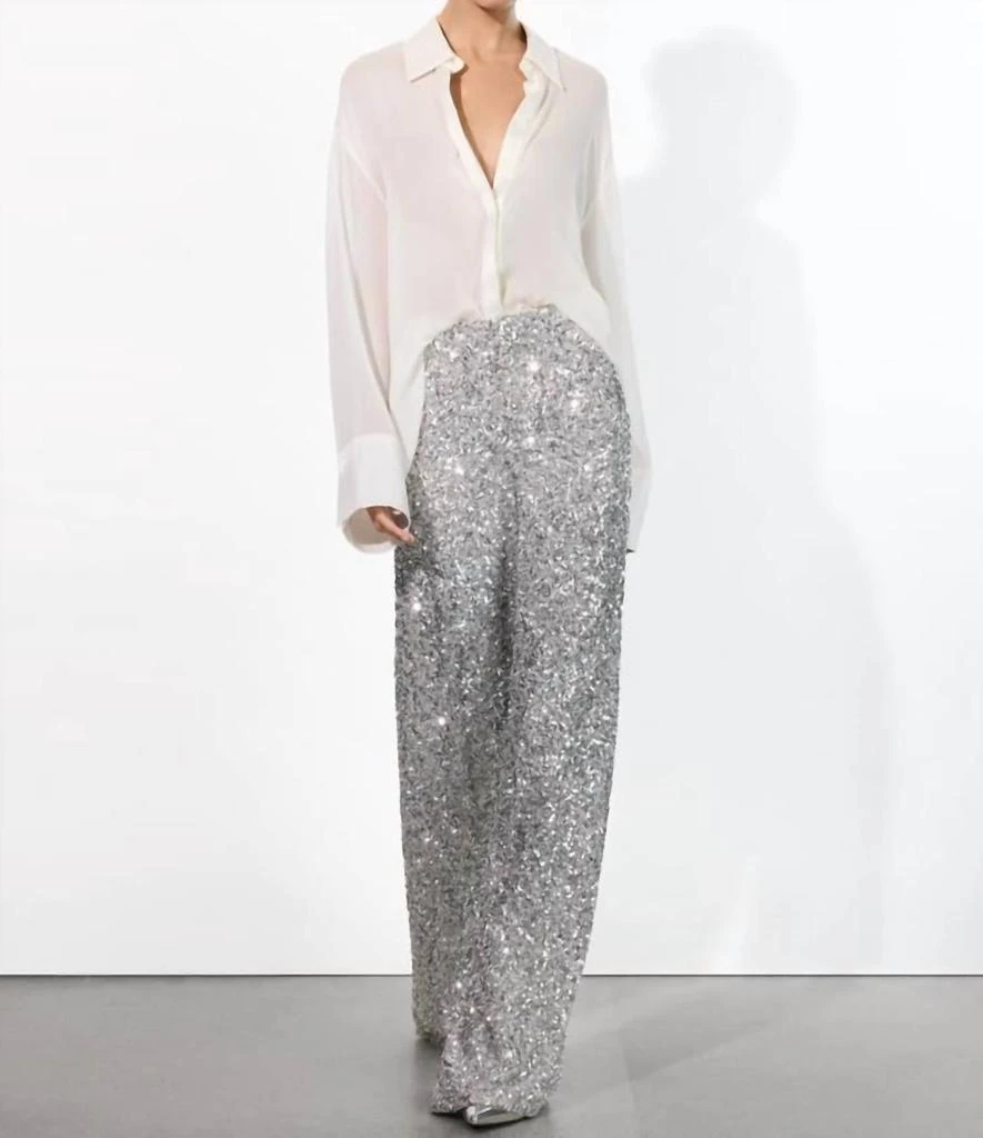 Alice + Olivia Alice + Olivia - Mame Sequin Pant 4