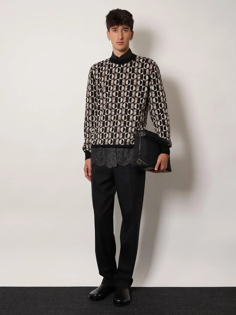 Fendi Fendi Lui Large FF nylon crossbody bag 2