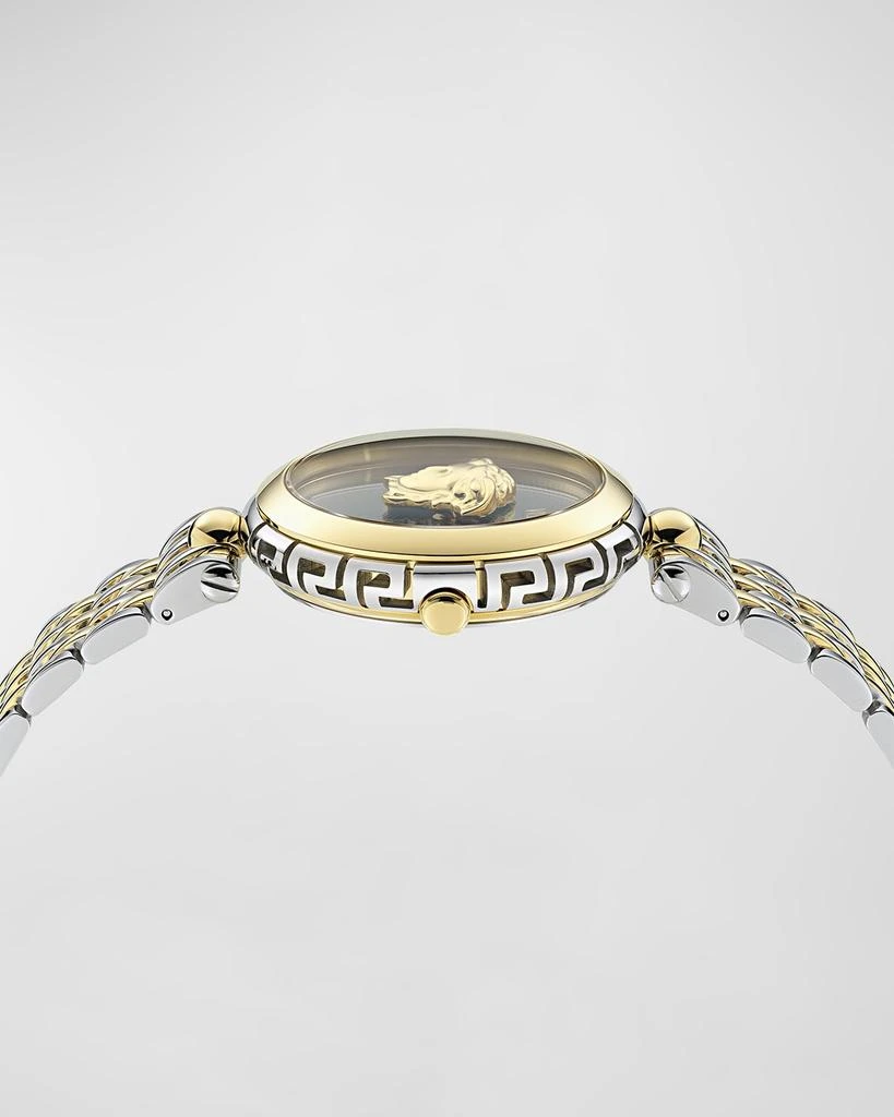 Versace 38mm Medusa Heritage Watch with Bracelet Strap, Two Tone 3