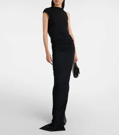 Rick Owens Eva draped jersey maxi dress 2