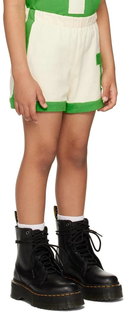 The Animals Observatory Kids White Spider Shorts 2