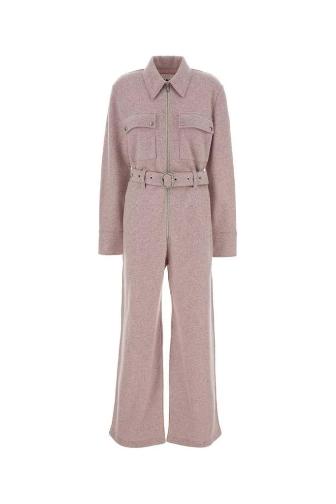 Jil Sander Jil Sander Buckled Waist Jumpsuit from Cettire