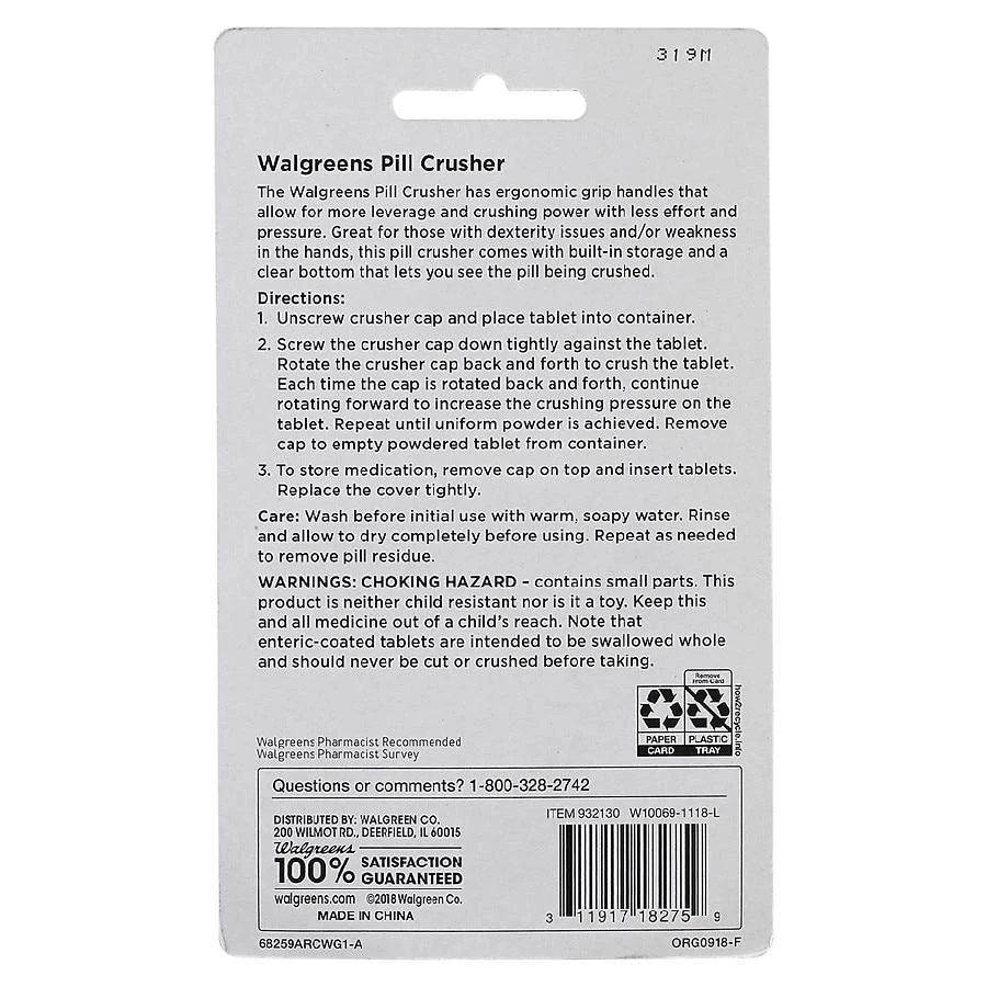 Walgreens Pill Crusher 2