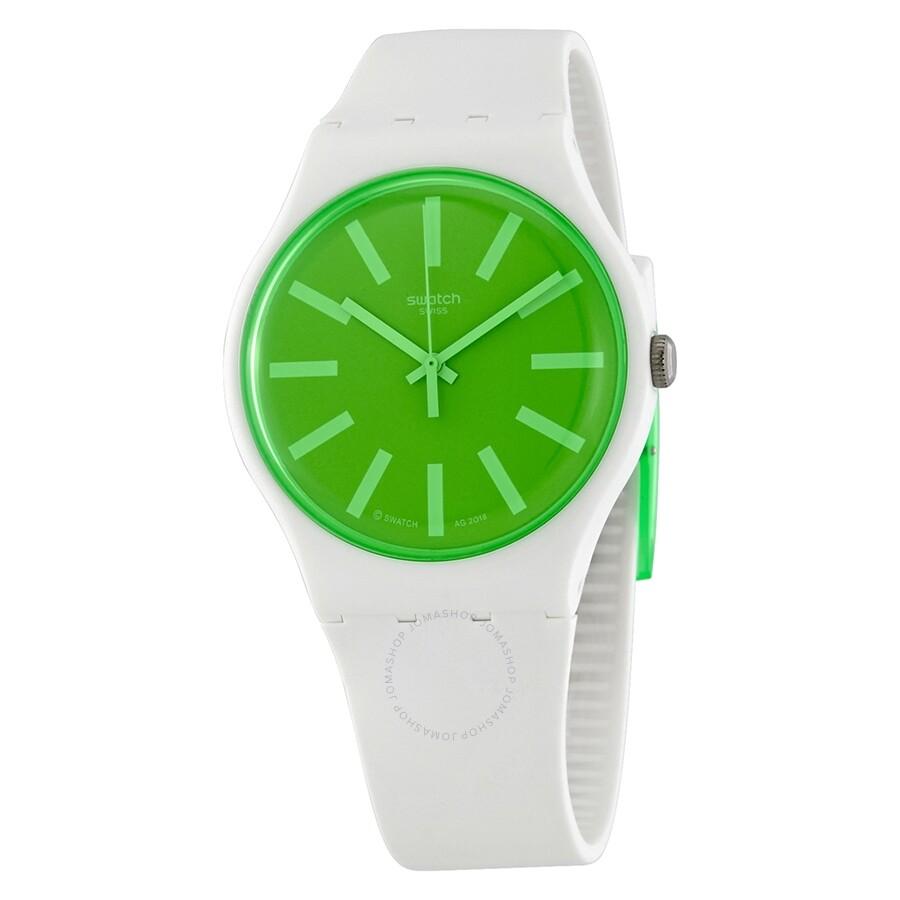 Swatch Grassneon Green Dial Unisex Watch SUOW166