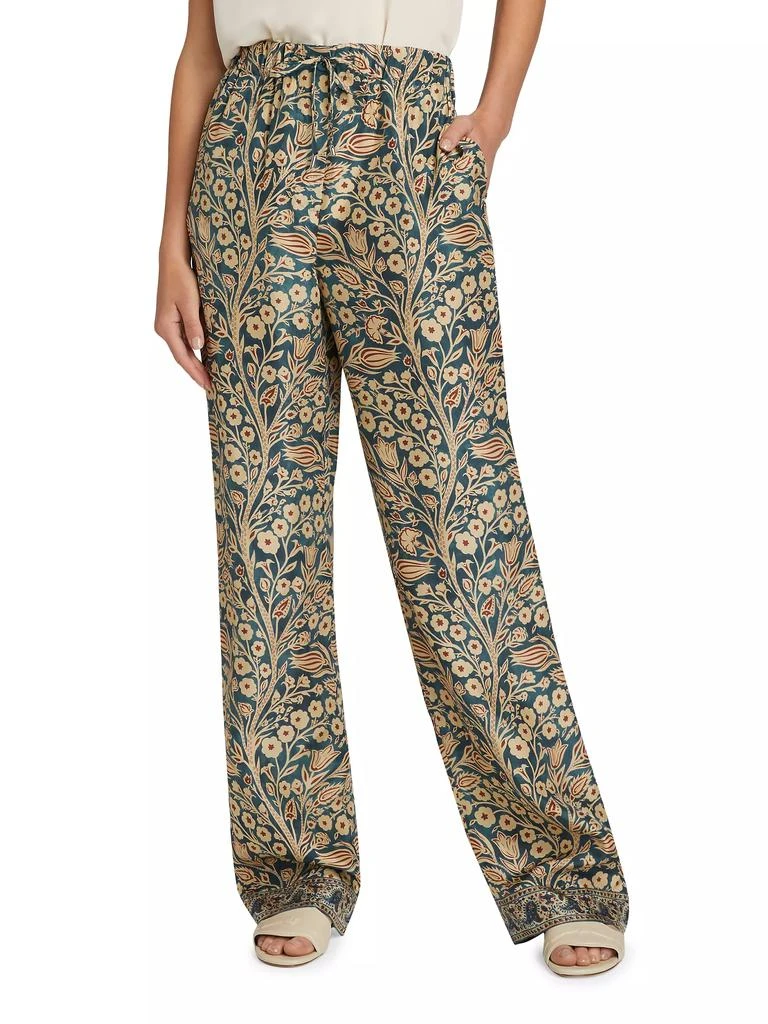 Loro Piana Helios Silk Tree Of Life Trousers 2