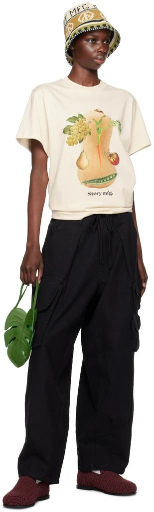Story mfg. Beige Grateful T-Shirt 4