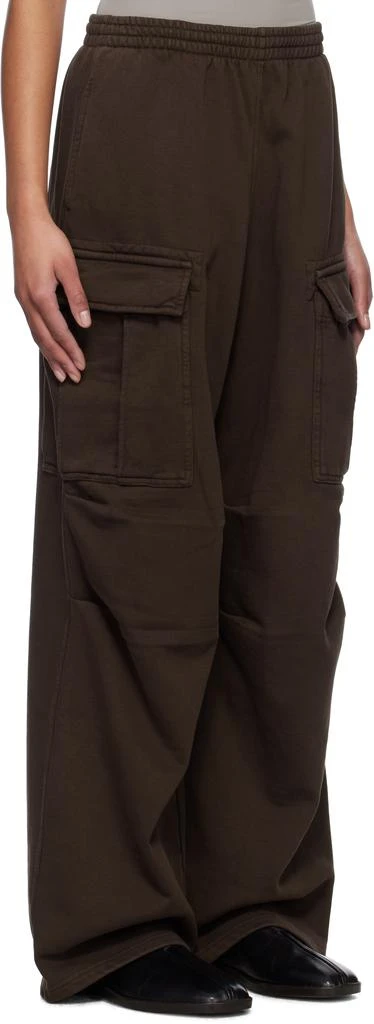 SKIMS Brown Boyfriend Fleece Cargo Lounge Pants 2