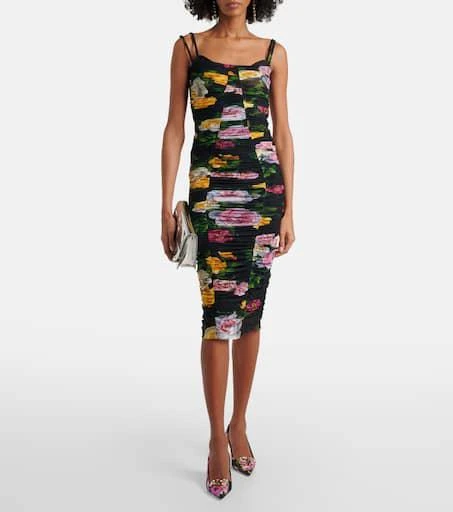 Dolce 
Gabbana Lollo embellished floral pumps 3