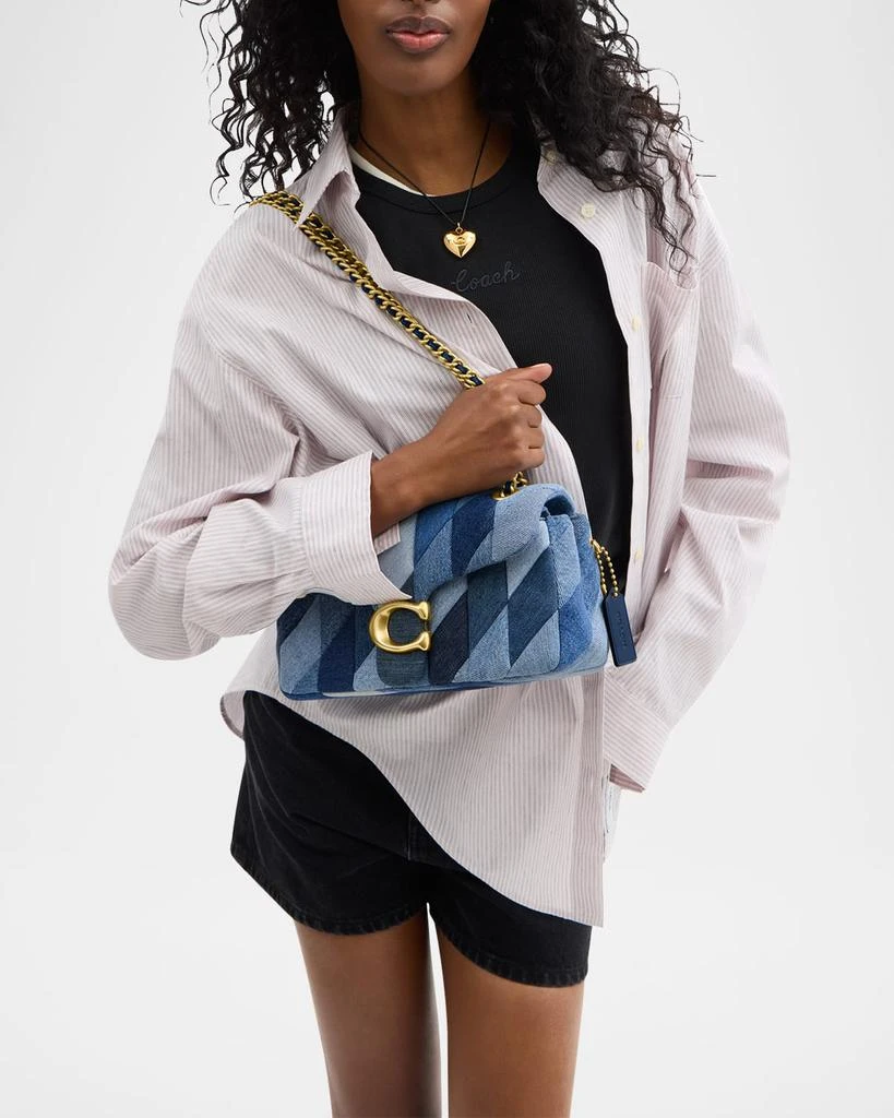 Coach Tabby 26 Quilted Patchwork Denim Shoulder Bag 2