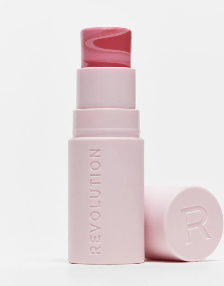 Revolution Revolution Skin Silk Marble Blush Stick Pinched Light Pink 4