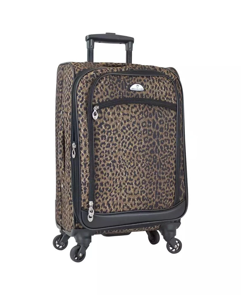American Flyer Animal Print 5 Piece Spinner Luggage Set 3
