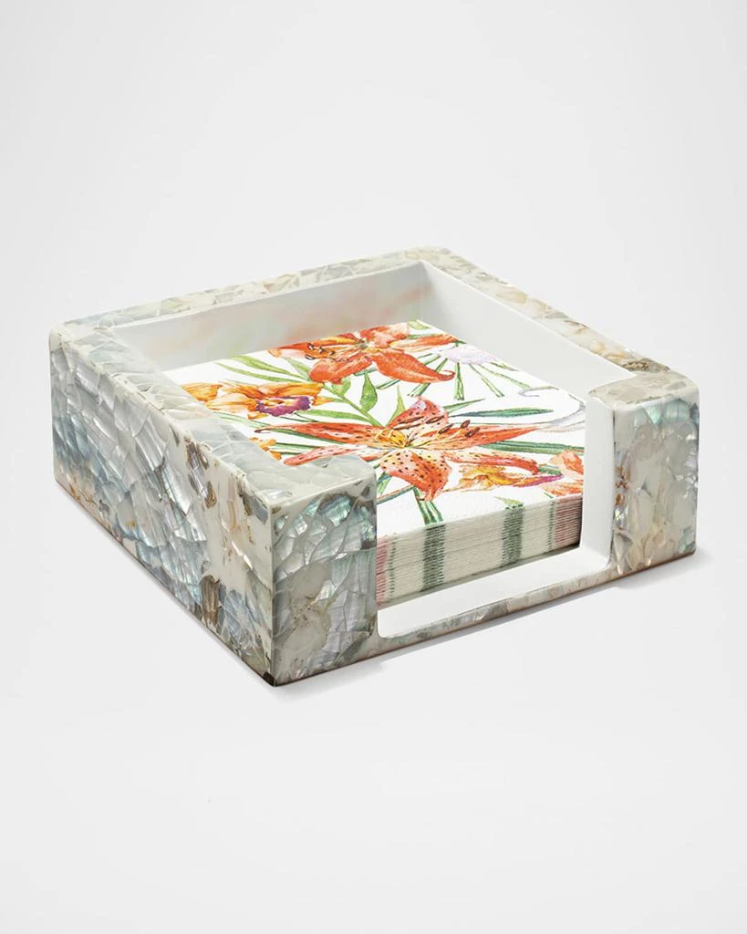 LADORADA Mother-of-Pearl Cocktail Napkin Holder 2