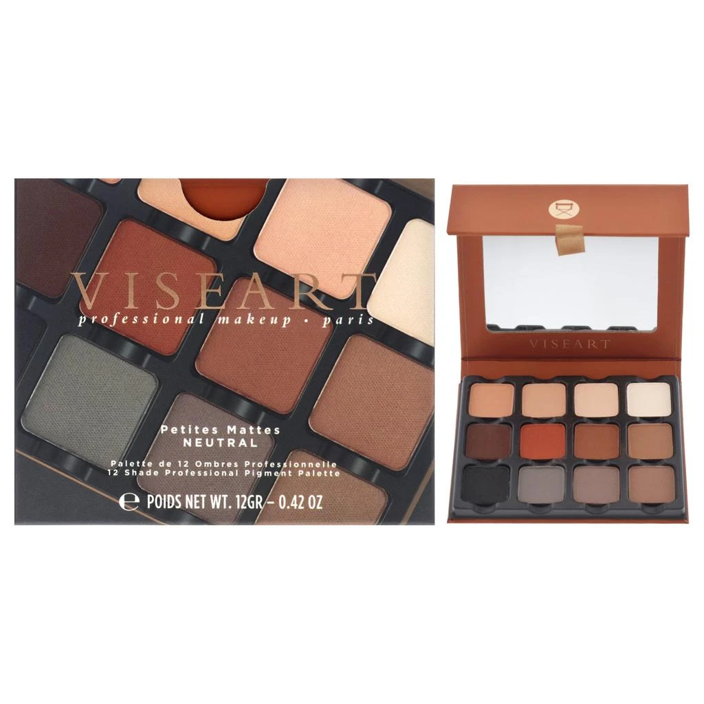 Viseart Paris Petites Mattes Eyeshadow Palette - Neutral by for Women - 0.42 oz Eye Shadow