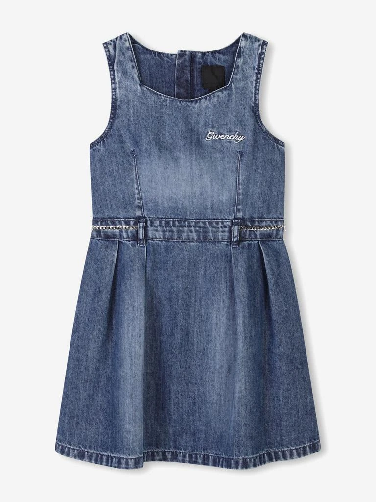 chinese dress ladies Women's V-neck Button Up Sleeveless Denim Mini Dress 23477D  Crazy House  Western Wear