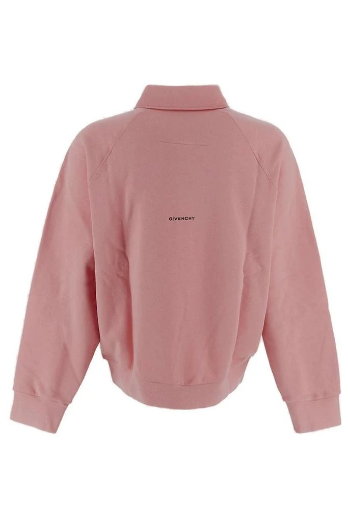 Givenchy Givenchy Logo Embroidered Long-Sleeve Polo Shirt 2