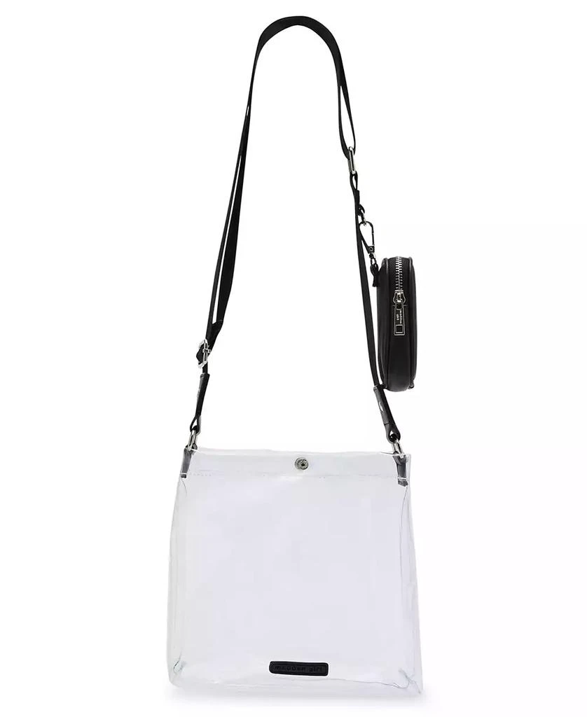Madden Girl Maeve Clear Vinyl Small Crossbody Bag 1