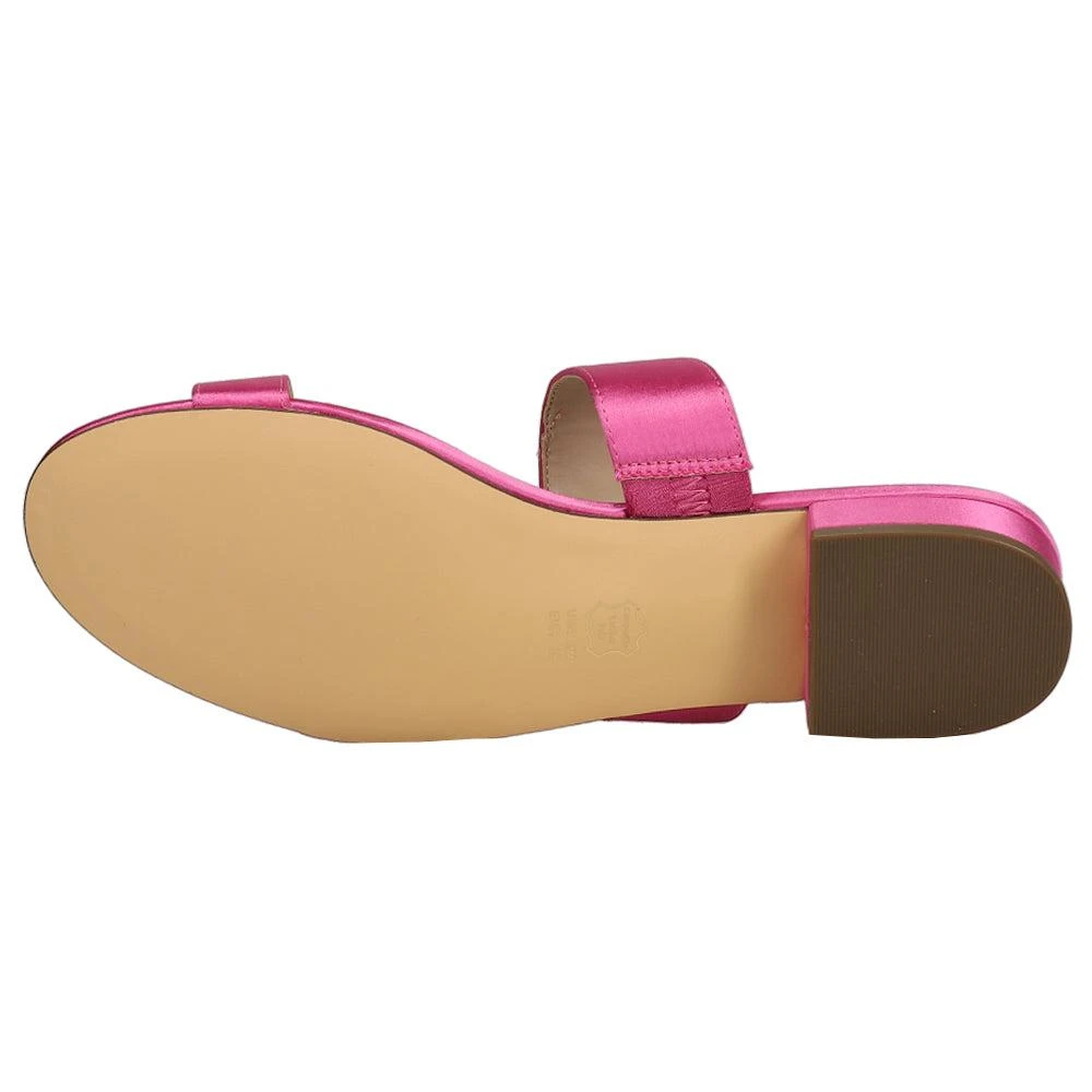 Nina Shavone Rhinestone Metallic Slide Sandals 5