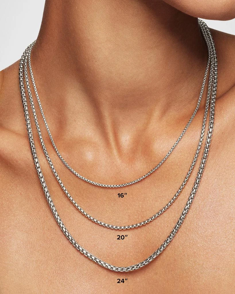 David Yurman DY Madison Chain Necklace in Silver with 18K Gold, 11mm 4