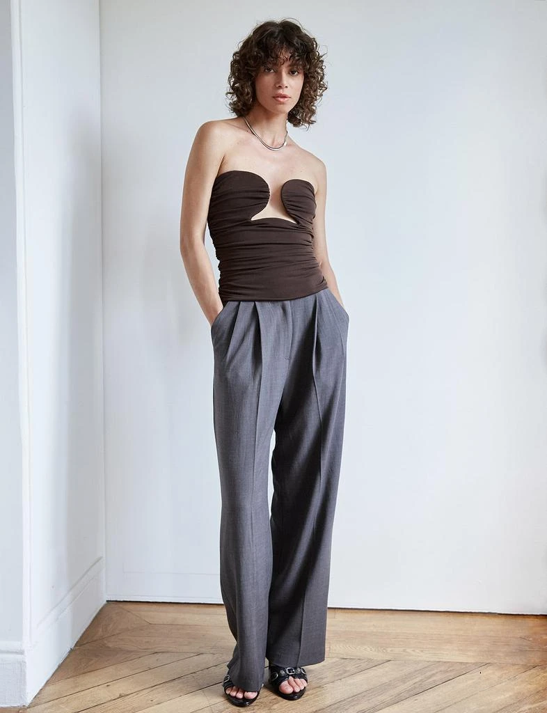 Pixie Market Dominique Bustier Top in Chicory-BESTSELLER 8