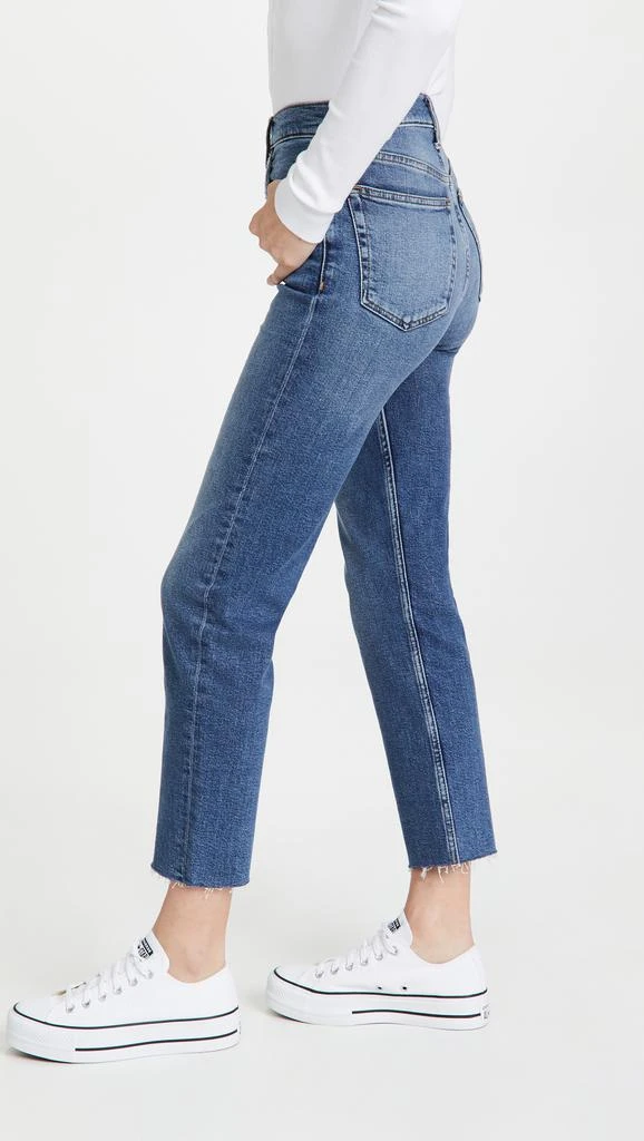Re/Done High Rise Comfort Stretch Stove Pipe Jeans 3