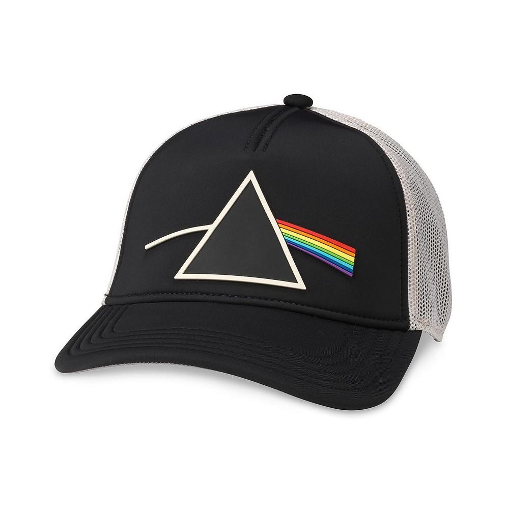 American Needle Men's Black, Natural Pink Floyd Riptide Valin Trucker Adjustable Hat