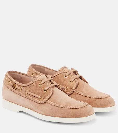 Valentino Palm Avenue suede boat shoes 1
