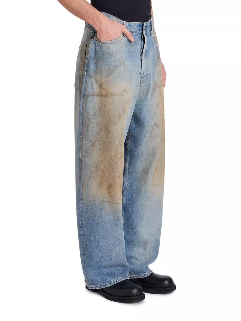 Acne Studios Penicillin Distressed Relaxed-Fit Jeans Pants