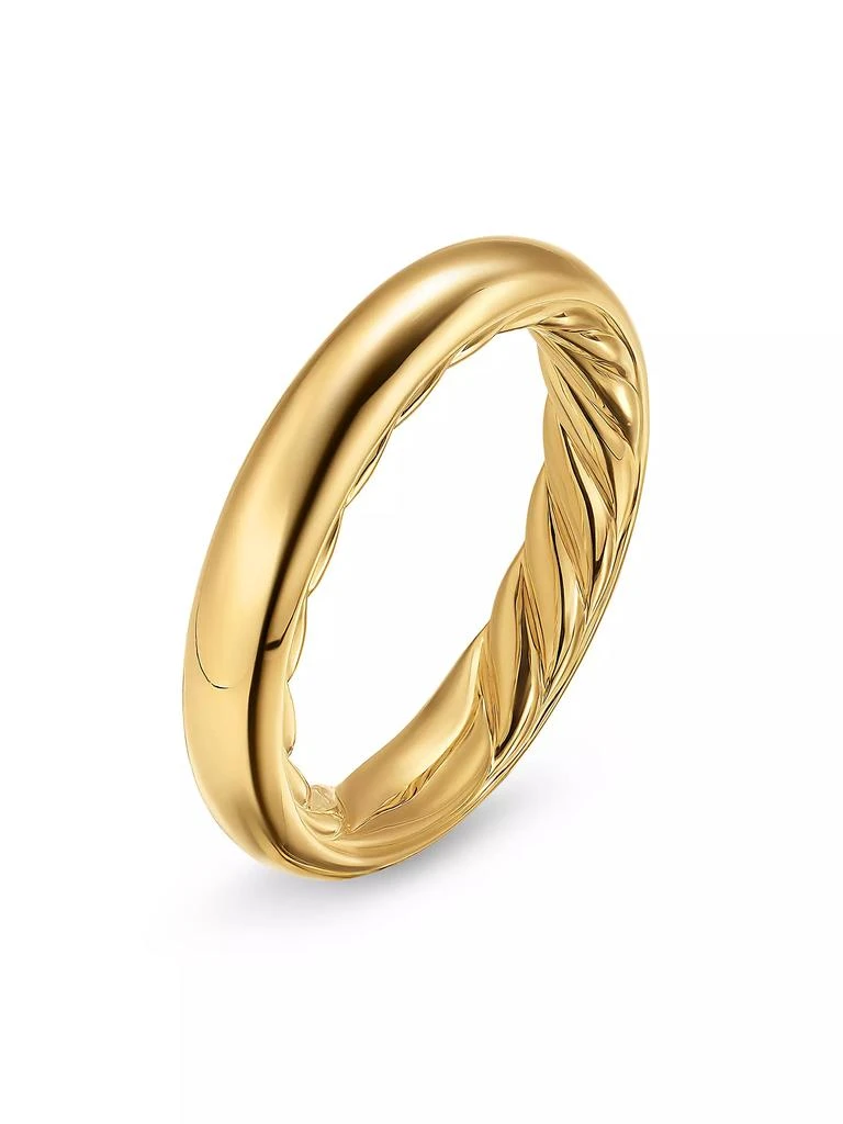 David Yurman DY Mercer Band Ring in 18K Yellow Gold, 3.7MM 2